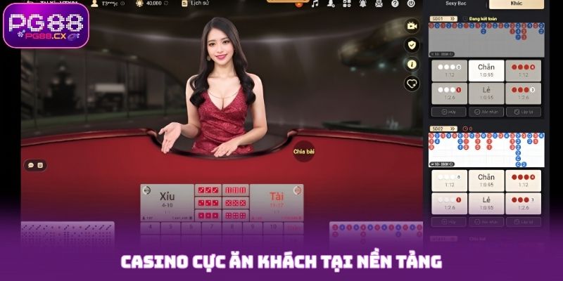 Casino PG88 cực ăn khách tại nền tảng