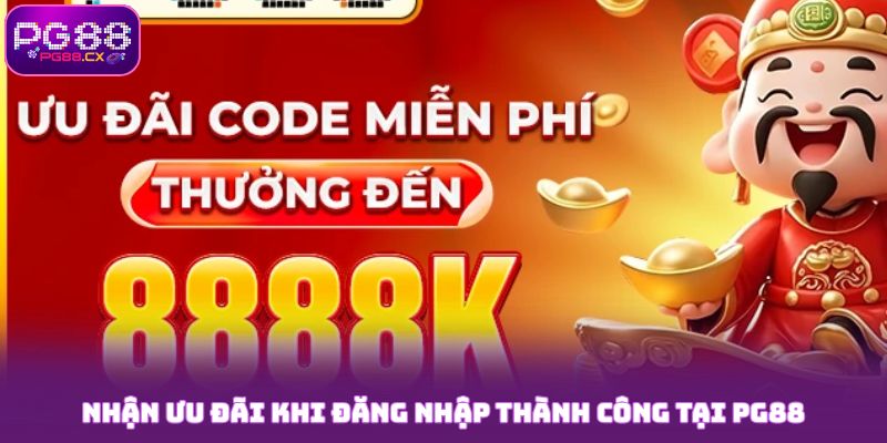 Đăng nhập PG88 - Tận Hưởng Những Tiện Ích Trong Tầm Tay 8 Nhận ưu đãi khi đăng nhập thành công tại PG88